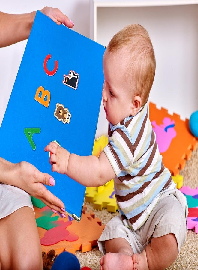 PENGFULL Foldable,Freestanding Felt Flannel Board Set for Toddlers,With 75 Felt Learning Letters Numbers Pieces,Double-Sided,With Storage Bag,for Parent-Child Story Time,Preschool,Classroom,Journey Time - Image 5
